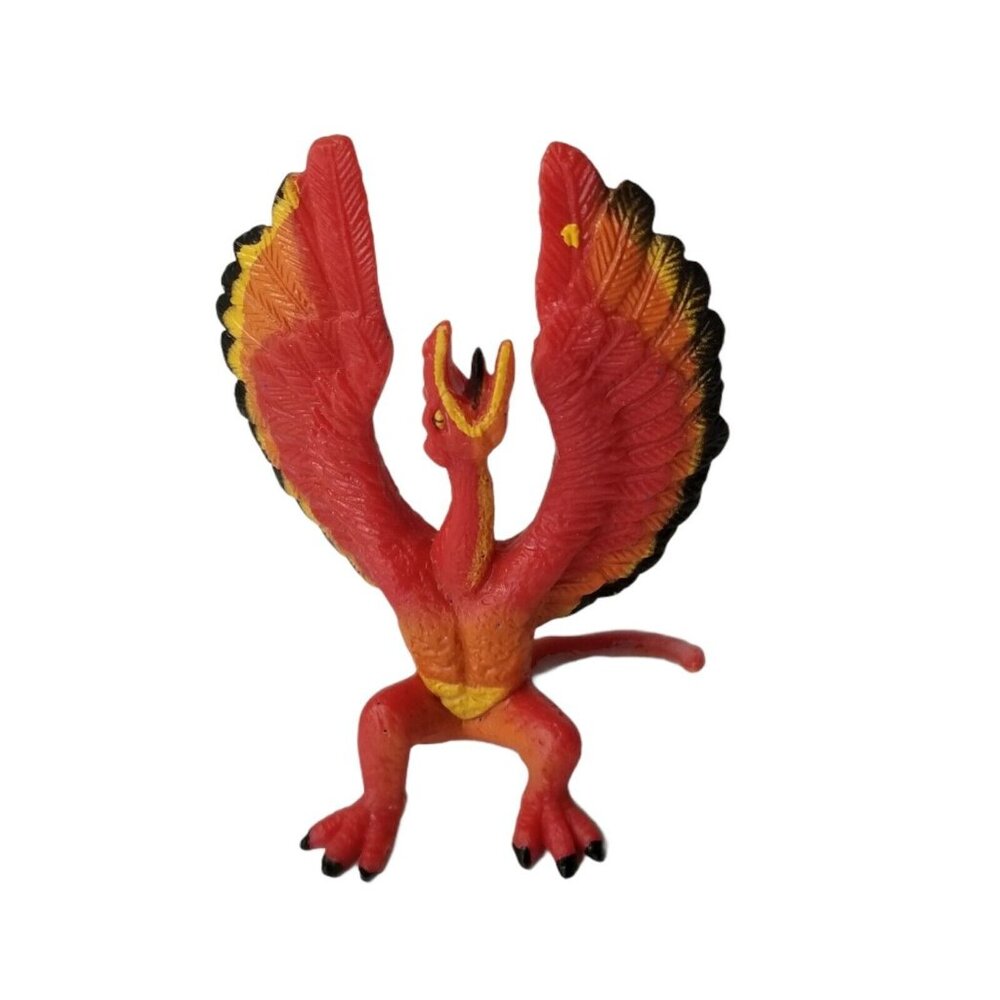 Phoenix Figure Safari Ltd Red Mythological Fantasy Bird of Fire Figurine Plastic